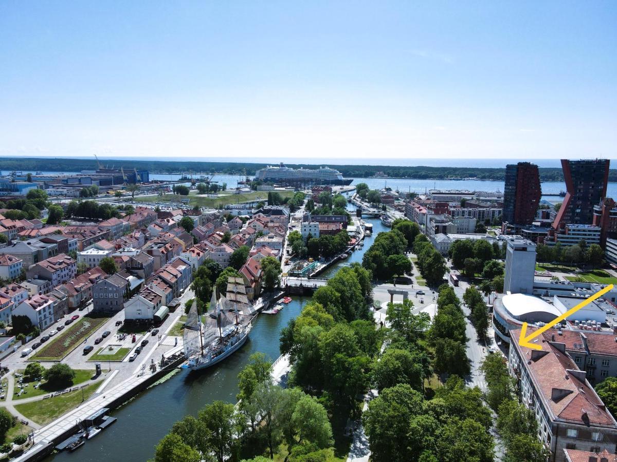 Great View Studio, Self Check In, Free Parking Klaipėda Buitenkant foto