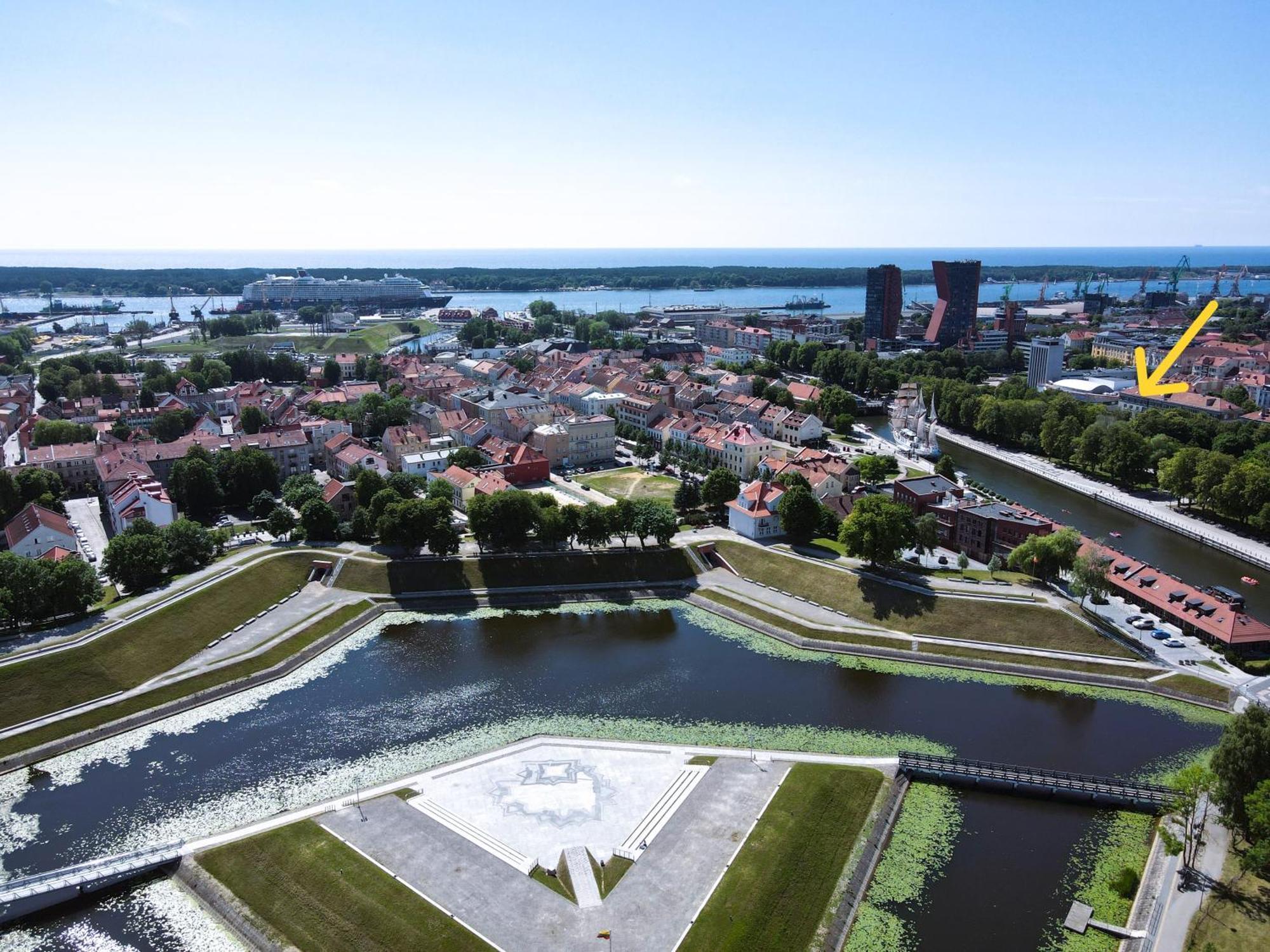 Great View Studio, Self Check In, Free Parking Klaipėda Buitenkant foto
